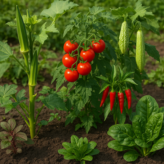 Premium Vegetable Seeds Combo – 9 in 1 Kitchen Garden Pack - Vegetable Seeds