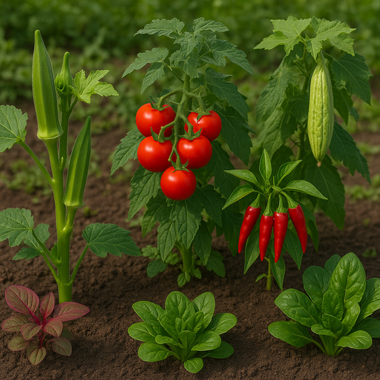 Premium Vegetable Seeds Combo – 9 in 1 Kitchen Garden Pack - Vegetable Seeds