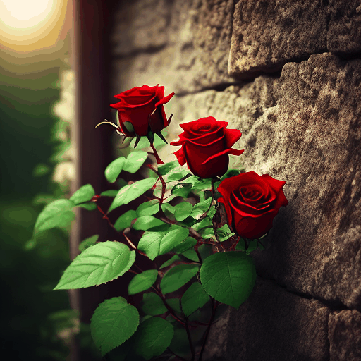 Climbing Rose Imported Flower Seeds Red Blooms for Home Gardening -Rose Seeds