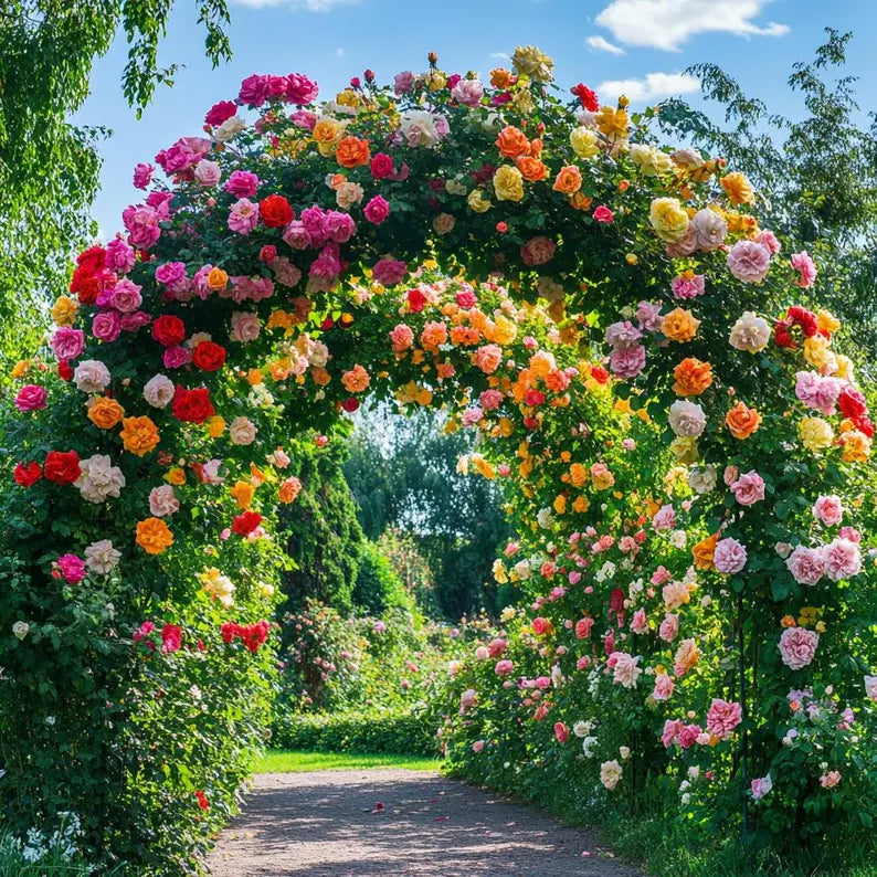 Climbing Rose Mix Seeds – A Stunning Vertical Garden in Bloom-Rose Seeds